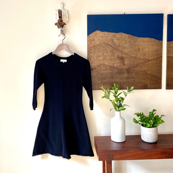 Aritzia Sunday Best Black Tolle Sweater Dress - Picture 2 of 5
